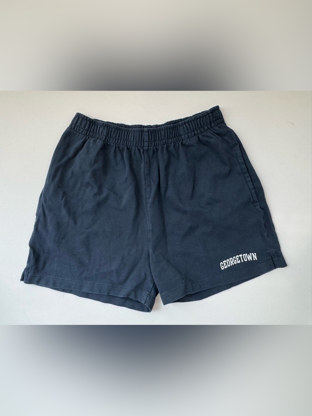 NWT Brandy Melville Georgetown Navy Sweat Shorts One Size